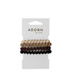 Adorn by Mae Elastics Twists Black and Browns 4s