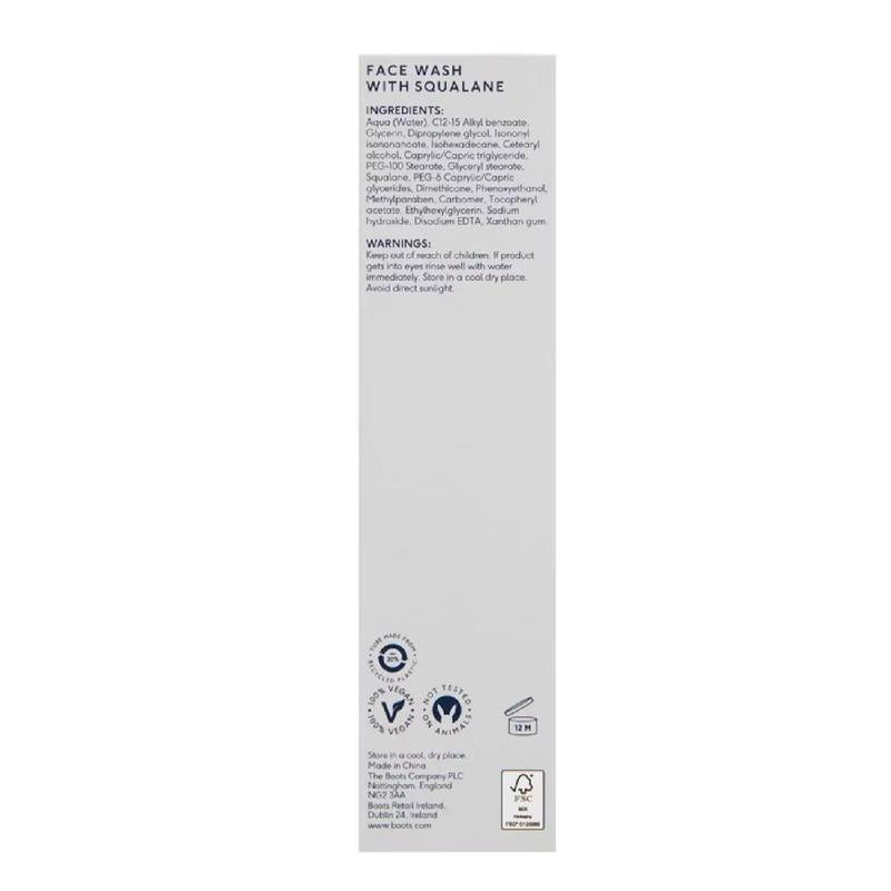 Boots Mens Everyday Skin with Squalane Face Wash 75ml