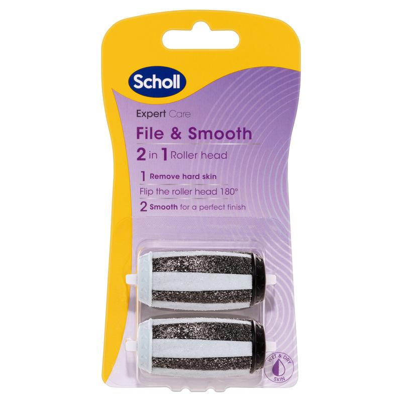 Scholl ExpertCare 2in1 Electronic Foot File Head Refill 2pk