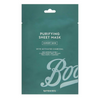 Boots Mens Expert Skin Purifying Sheet Mask with Activated Charcoal 18g