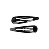 Mae One Touch Clips 8cm Black 2pk