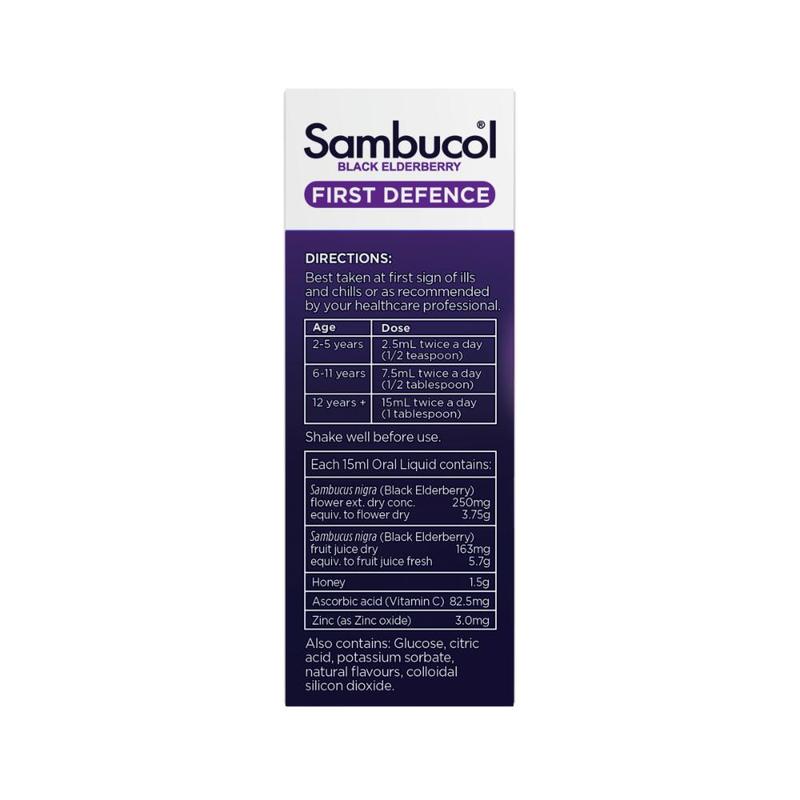 Sambucol ViralAct First Defence Liquid 120ml