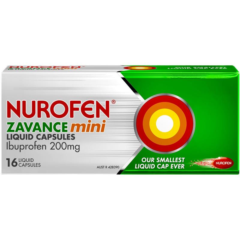 Nurofen Zavance Mini Liquid Capsules 16s