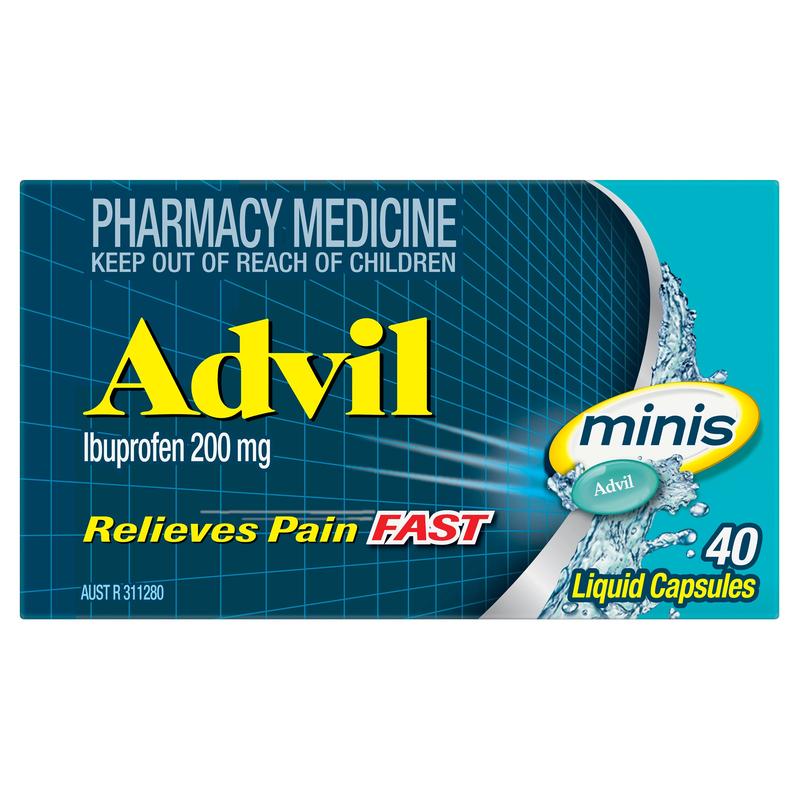 Advil Minis Liquid Capsules 40s