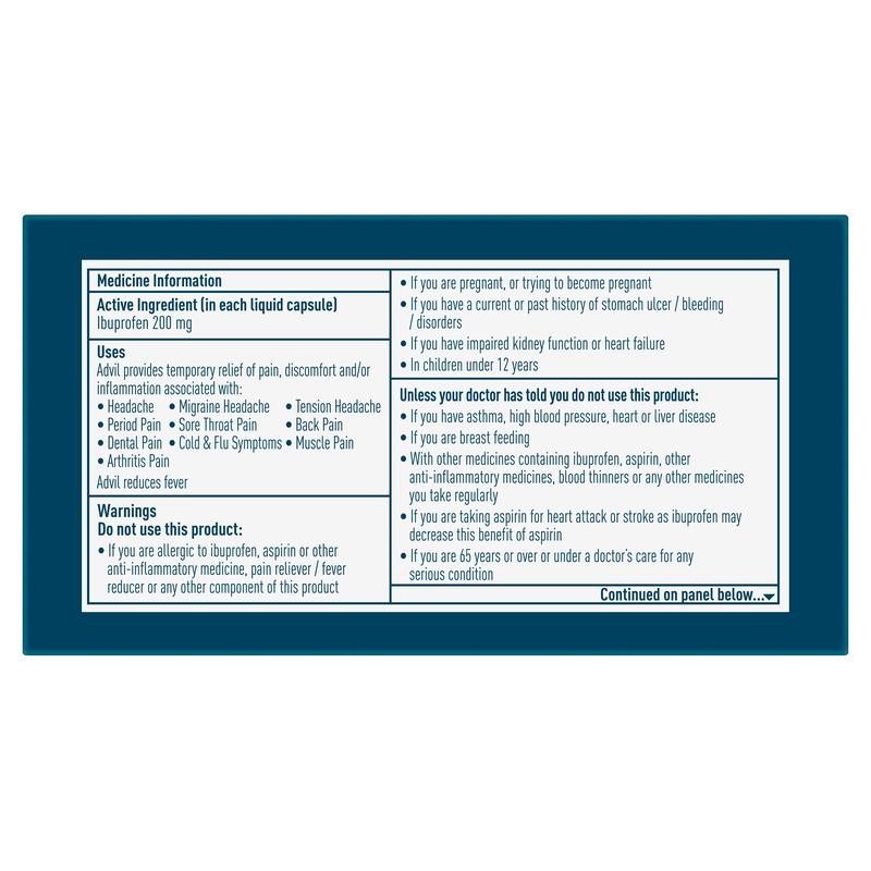 Advil Minis Liquid Capsules 90s