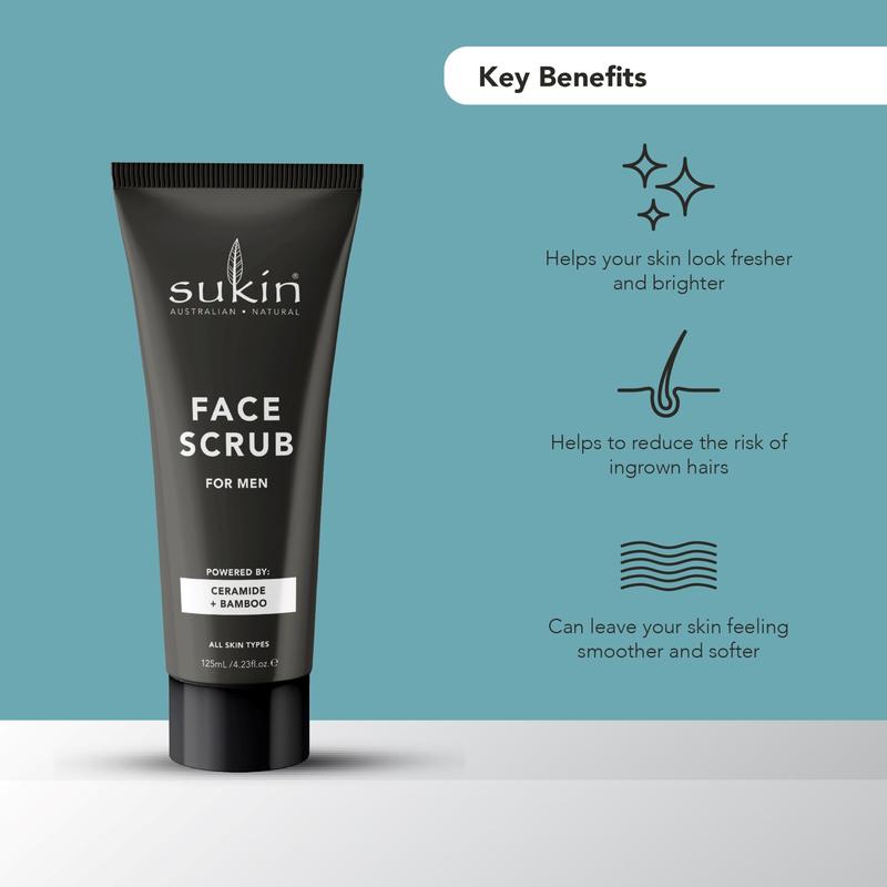 Sukin Men's Face Scrub 125ml