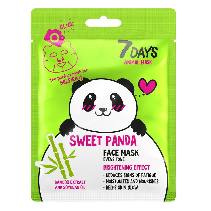 7Days Animal Face Mask Sweet Panda 28g