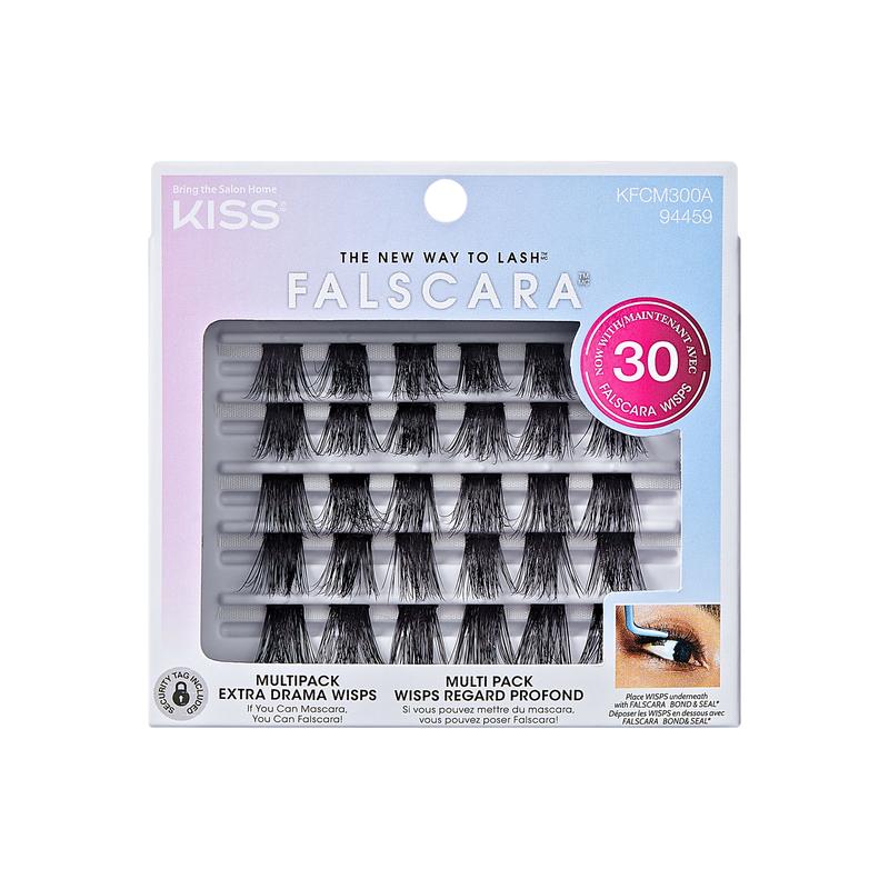 Kiss Falscara Exra Drama Wisps Eyelash Extensions 30pk