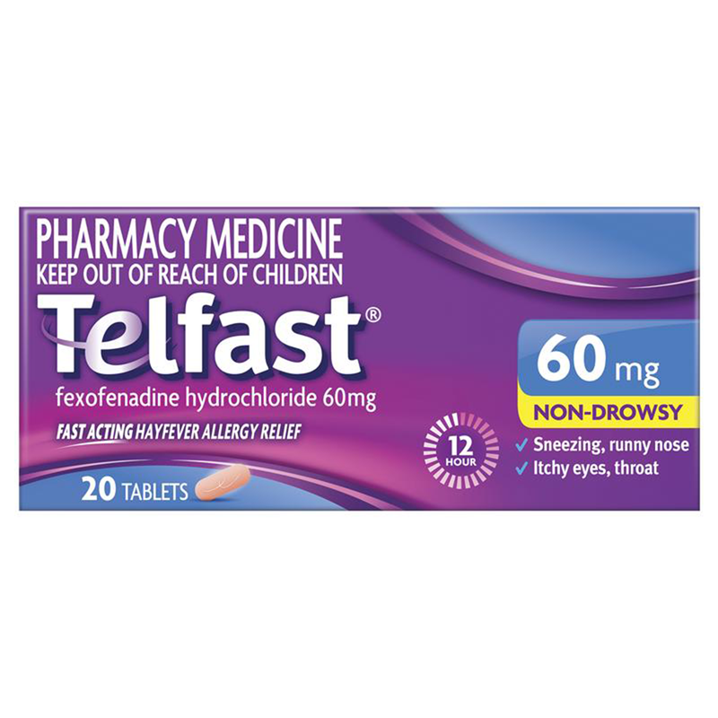 Telfast Tablets 60mg 20s