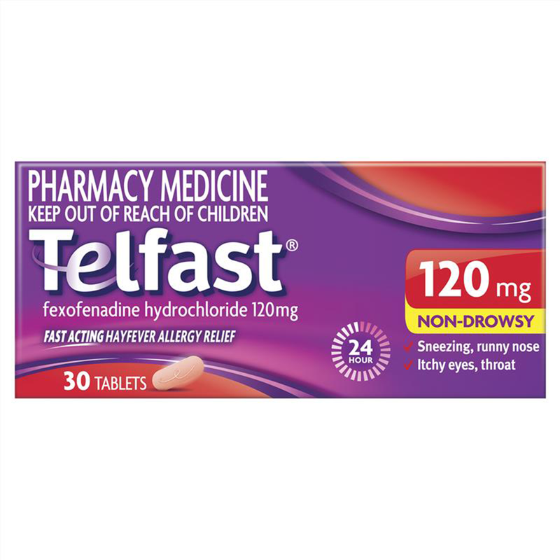 Telfast Tablets 120mg 30s