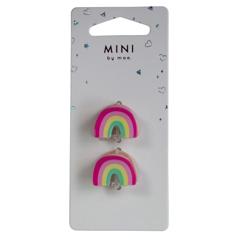 Mini by Mae Claw Grips Mini Rainbows 2pk