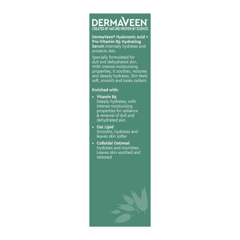 Dermaveen Hyaluronic Acid + Pro Vitamin B5 Hydrating Serum 30ml