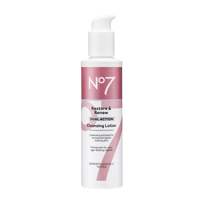 No7 Restore & Renew Cleansing Lotion 200ml