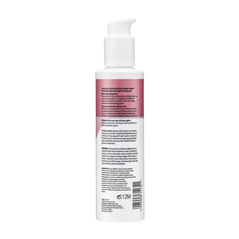 No7 Restore & Renew Cleansing Lotion 200ml