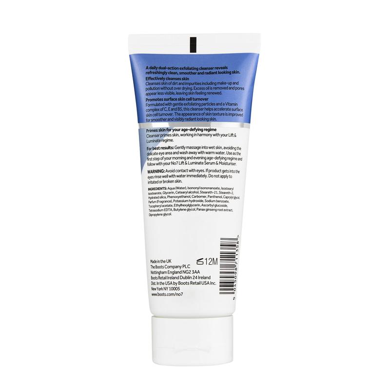 No7 Lift & Luminate Cleansing Exfoliator 100ml