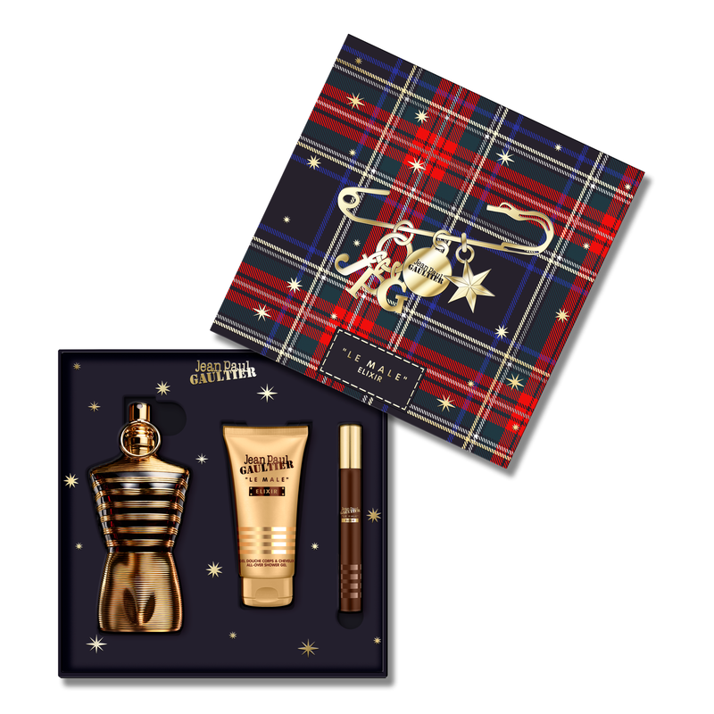Jean Paul Gaultier Le Male Elixir 125ml Gift Set 3pcs