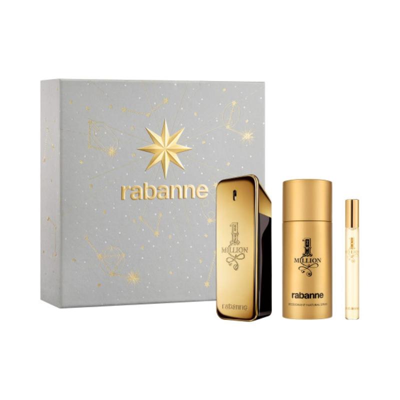 Rabanne 1 Million EDT 100ml Gift Set 3pcs