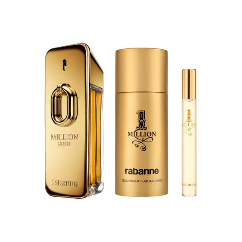 Rabanne Million Gold EDP Intense 100ml Gift Set 3pcs