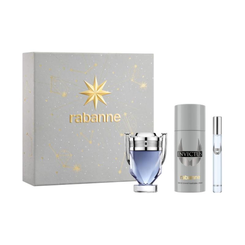 Rabanne Invictus Victory Elixir EDP 50ml Gift Set 3pcs