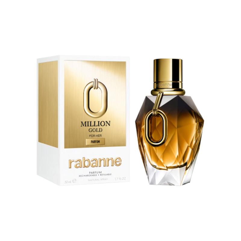 Rabanne Million Gold For Her Parfum EDP Refillable 50ml