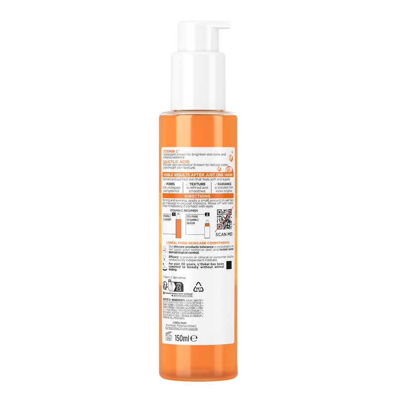 L'Oréal Paris Revitalift Clinical Vitamin C Cleanser 150ml