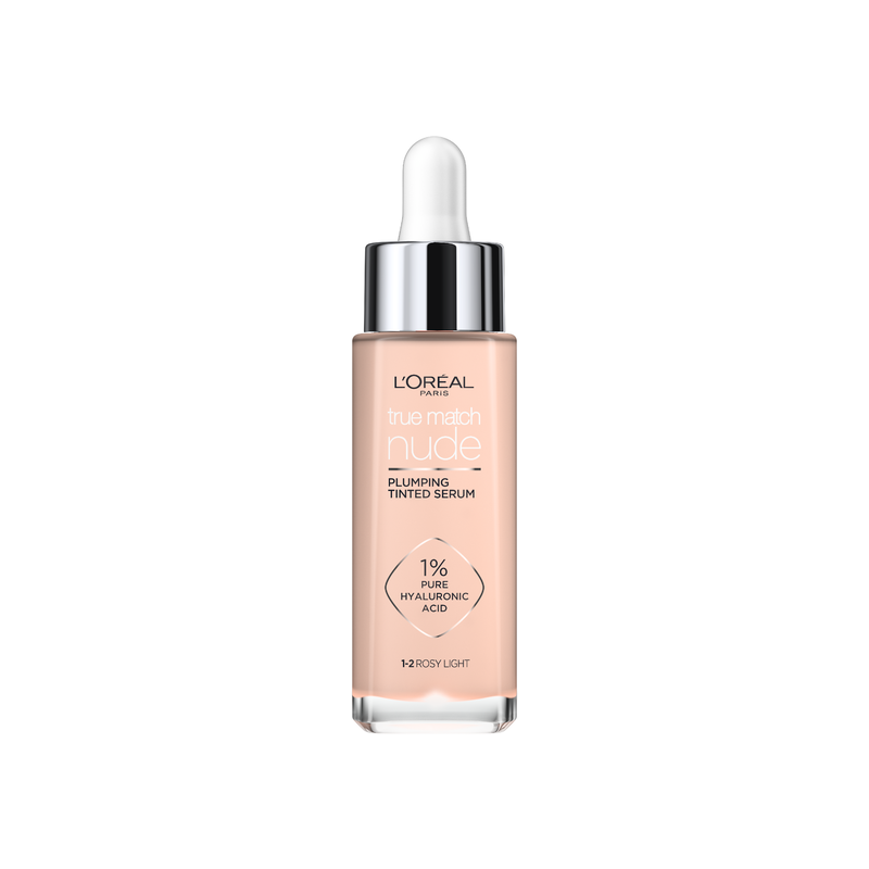 L'Oréal Paris True Match Nude Plumping Tinted Serum 1-2 Rosy Light