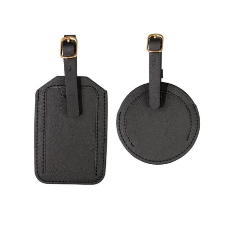 Tender Love + Carry Black Luggage Tag Set 2pcs