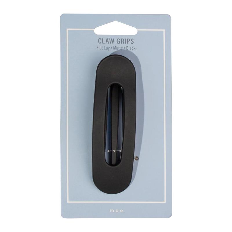 Mae Claw Grip Flat Lay Matte Black