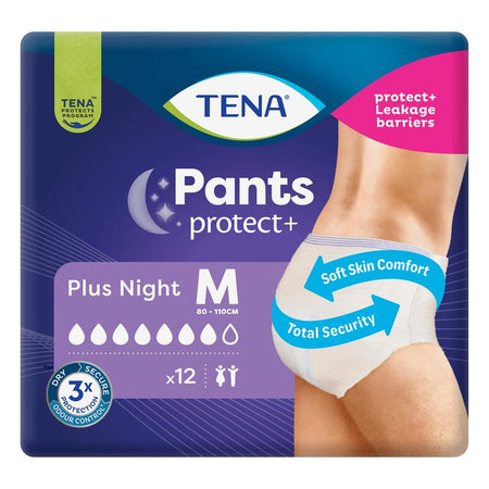 Tena Pant Night Medium 12pk