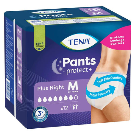 Tena Pant Night Medium 12pk