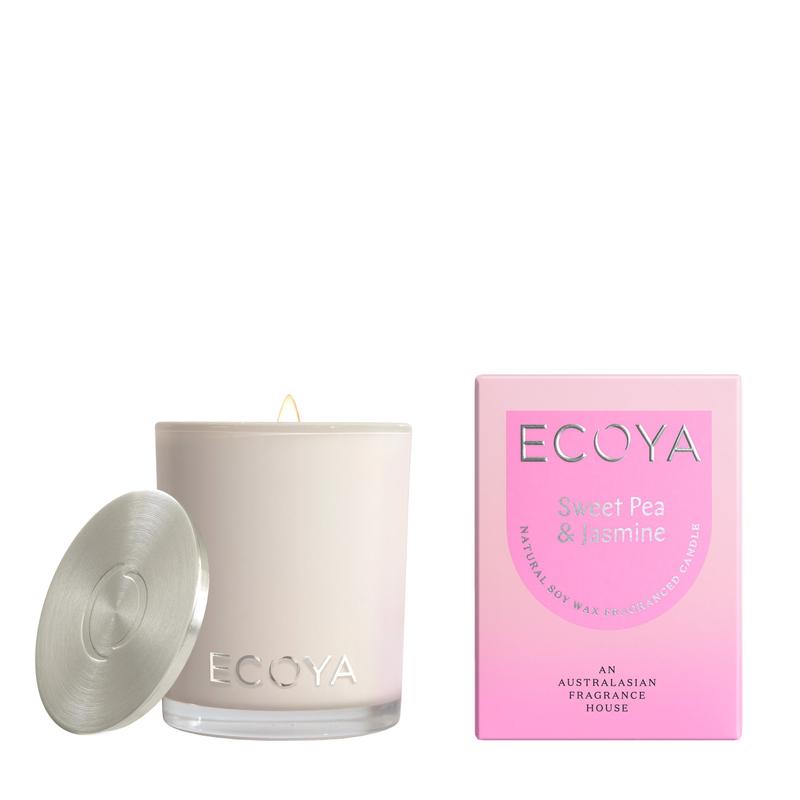 ECOYA Mini Madison Candle Sweet Pea & Jasmine 80g