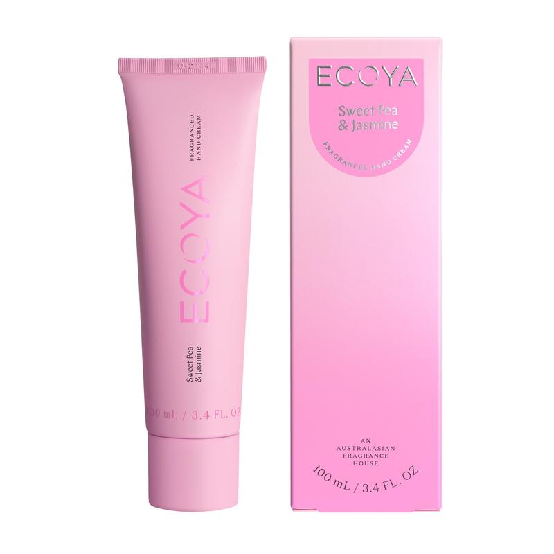 ECOYA Hand Cream Sweet Pea and Jasmine 100ml