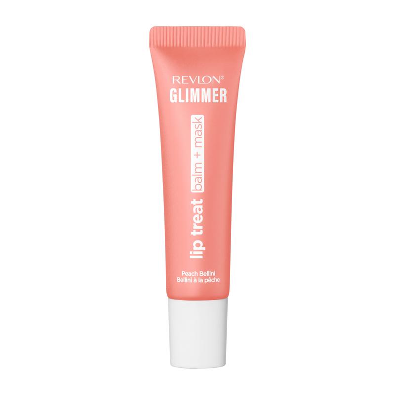 Revlon Glimmer Lip Treat Balm +Mask Peach Bellini 12ml