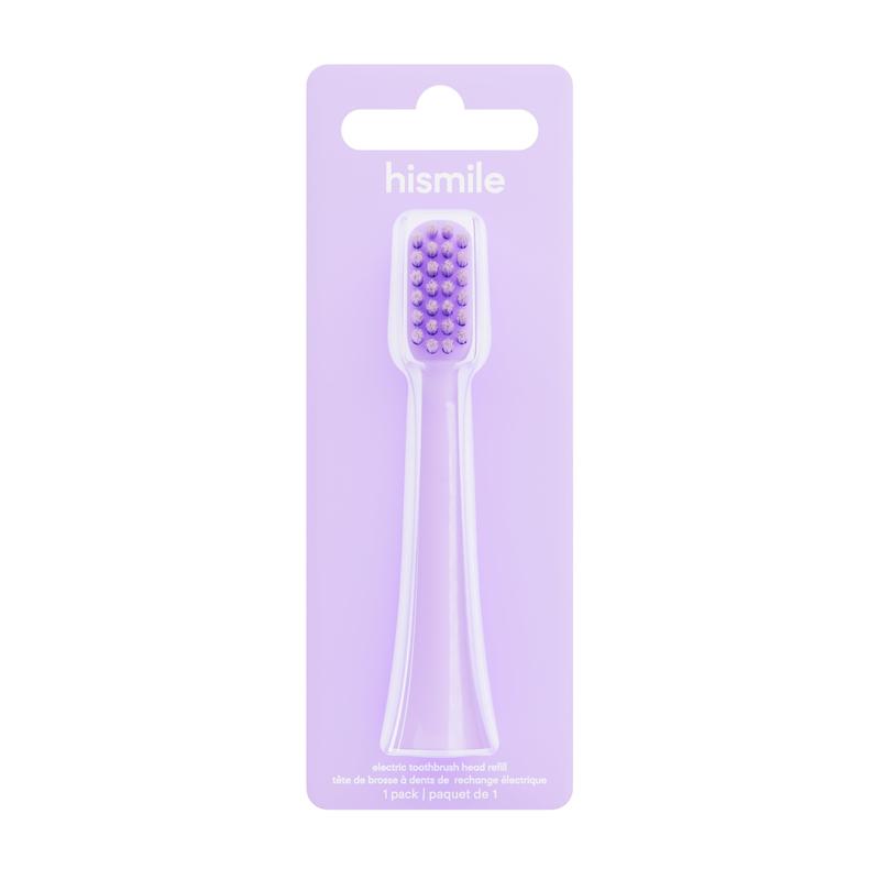 hismile Electric Toothbrush Head Refills Purple 1pk