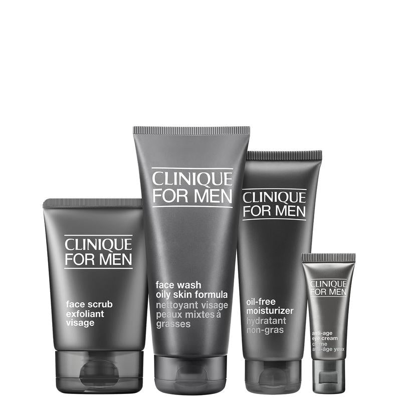 Clinique Great Skin For Him: Oily Combination Set 4pcs