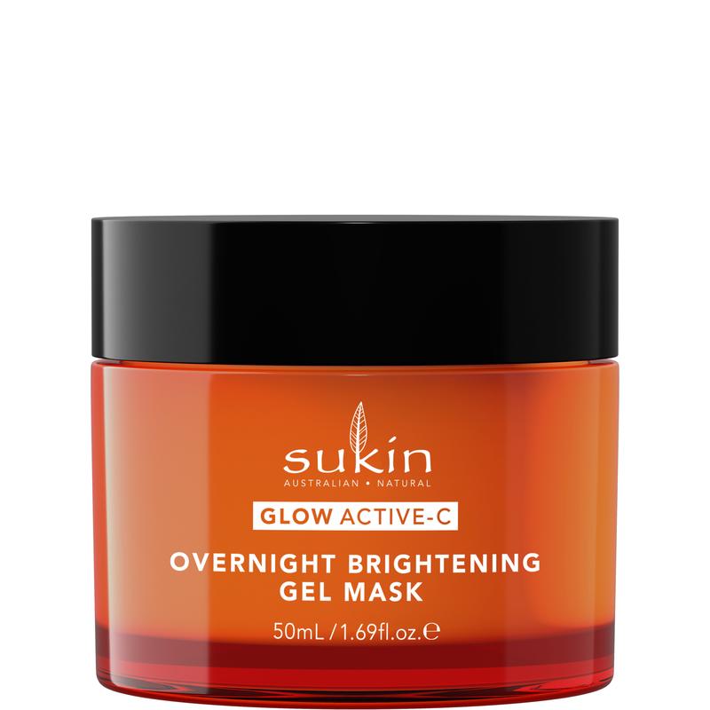 Sukin Glow Active-C Vitamin C Overnight Brightening Gel Mask 50ml