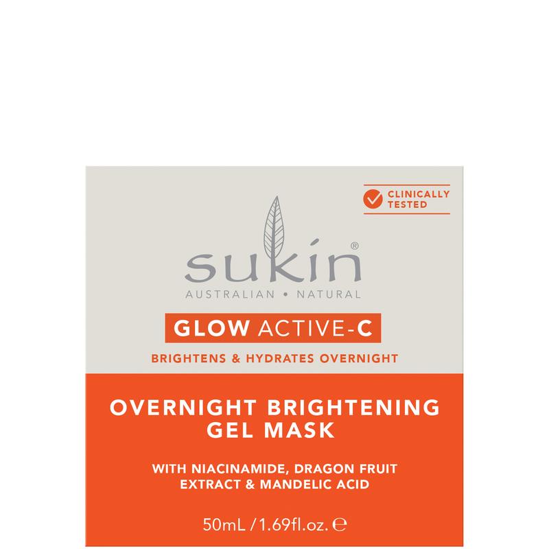 Sukin Glow Active-C Vitamin C Overnight Brightening Gel Mask 50ml