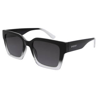 OneDay Rhodes Sunglasses Black Clear Smoke