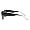 OneDay Rhodes Sunglasses Black Clear Smoke