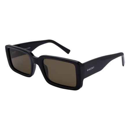OneDay Luna Polarised Sunglasses Black Brown