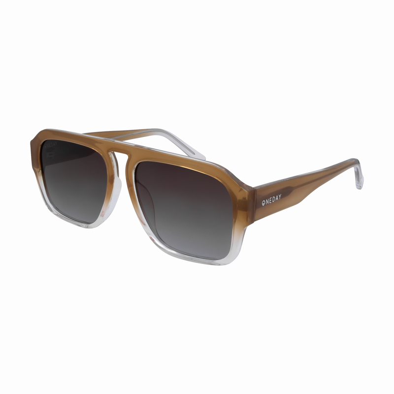 OneDay Florence Polarised Sunglasses Beige Brown