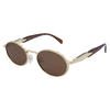OneDay Brooklyn Polarised Sunglasses Gold Brown
