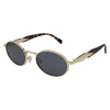 OneDay Brooklyn Polarised Sunglasses Gold Smoke