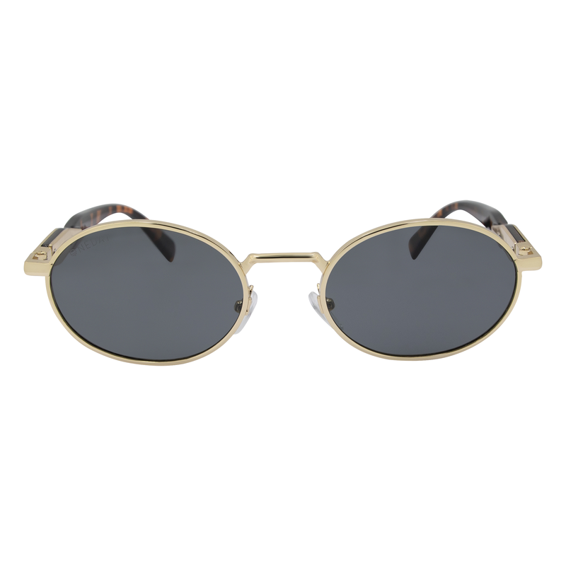 OneDay Brooklyn Polarised Sunglasses Gold Smoke