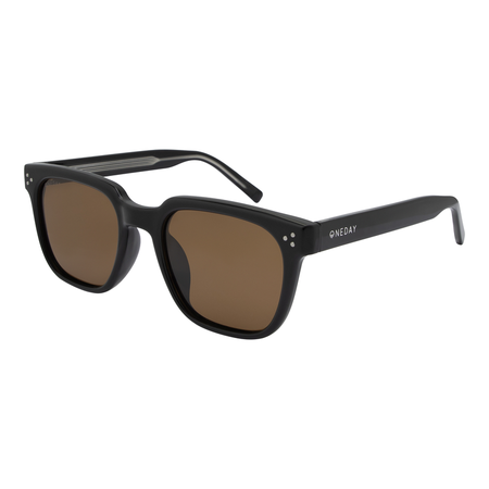 OneDay Parker Polarised Sunglasses Black Brown