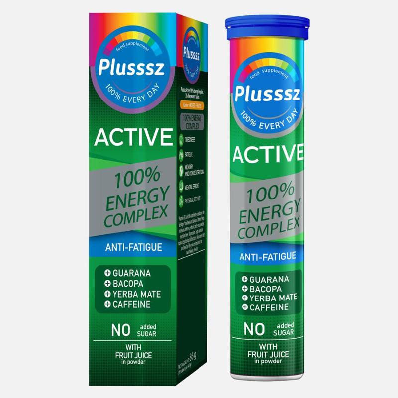 Plusssz Active Energy Effervescent Tablets 20pk