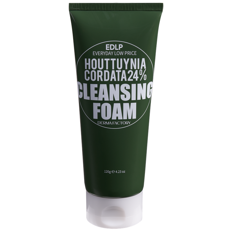 Derma Factory EDLP Houttuynia Cordata 24% Cleansing Foam 120g