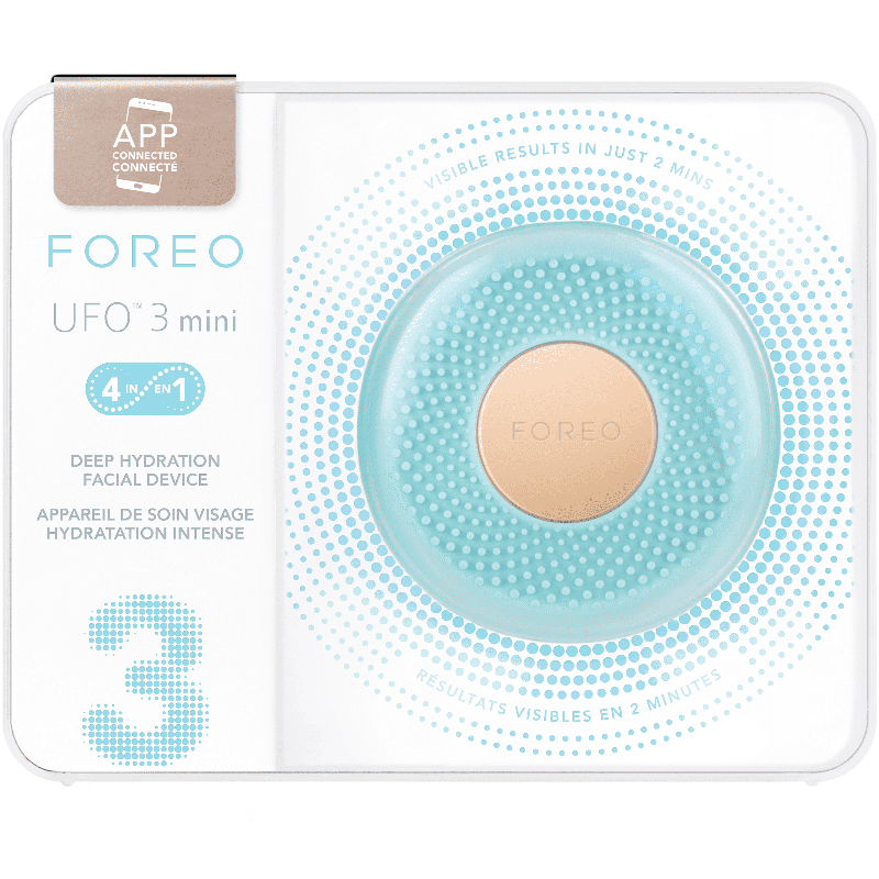 FOREO UFO 3 mini Smart LED Mask Treatment Device Arctic Blue 1ea