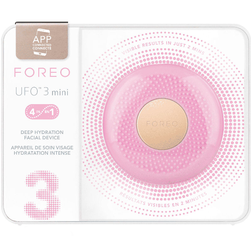 FOREO UFO 3 mini Smart LED Mask Treatment Device Pearl Pink 1ea