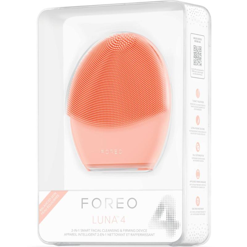 FOREO LUNA 4 Smart T-Sonic Facial Cleansing Device for Balanced Skin 1ea